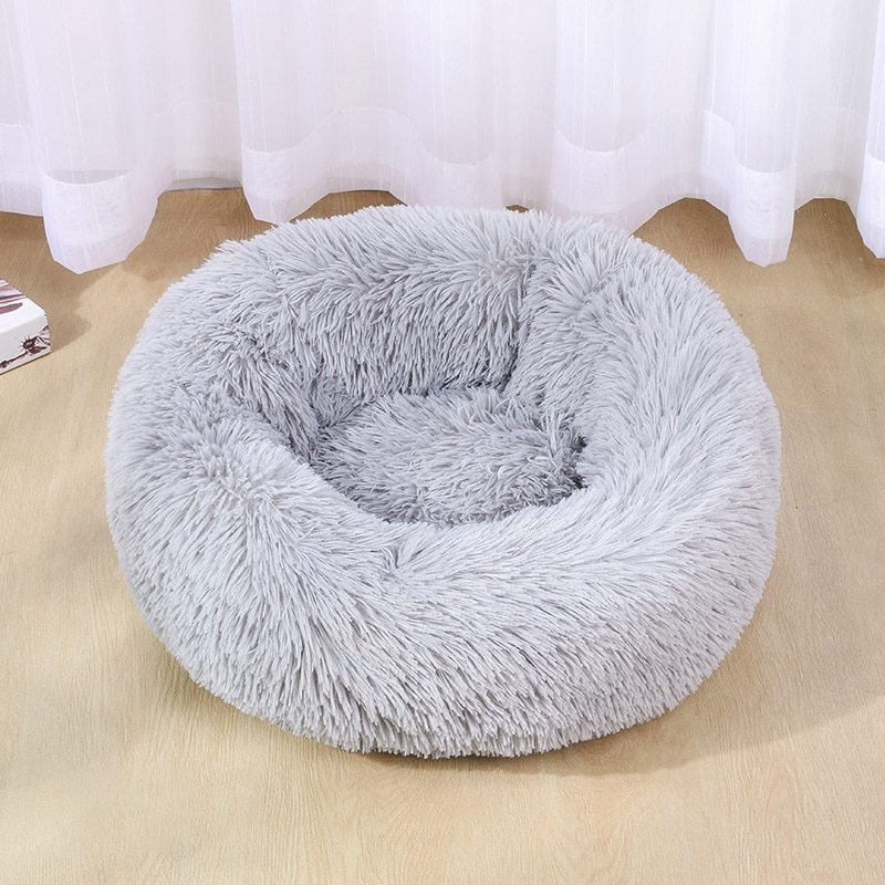 Ultra-Soft Plush Dog Cat Bed – Cozy, Calming & Washable! - Pet house