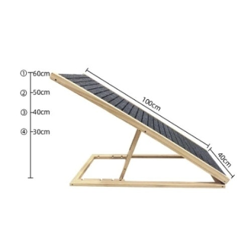 Dog Bed Ramp, Extra Wide For Excellent Traction, Pet Ramp For Small Dogs To Get On The Sofa Car - Pet house