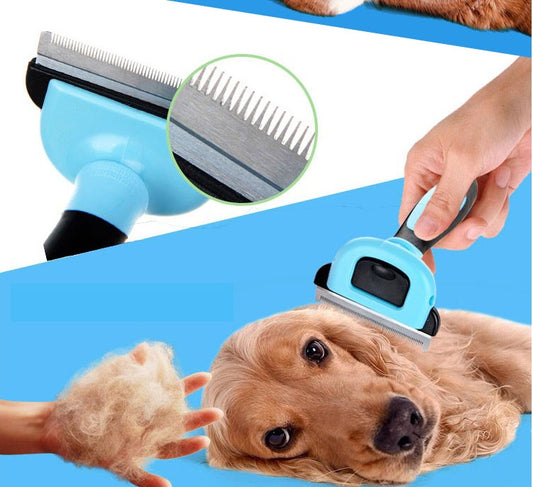 Pet Hair Removal Comb – Effortless Shedding Control & Grooming! - Pet house