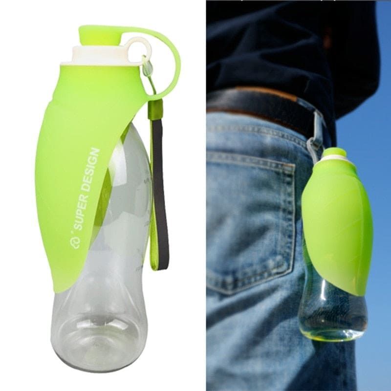 20oz Portable Pet Water Bottle – Leaf Design for Easy Hydration! - Pet house