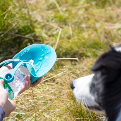 20oz Portable Pet Water Bottle – Leaf Design for Easy Hydration! - Pet house