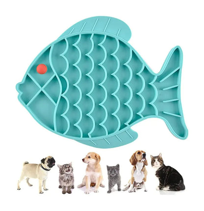 Silicone Lick Mat for Dogs – Slow Feeder & Treat Dispenser! - Pet house