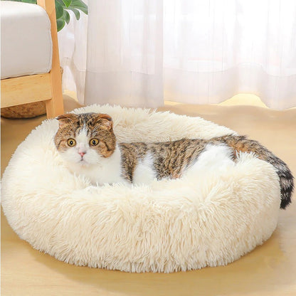 Ultra-Soft Plush Dog Cat Bed – Cozy, Calming & Washable! - Pet house