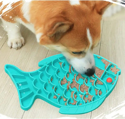 Silicone Lick Mat for Dogs – Slow Feeder & Treat Dispenser! - Pet house