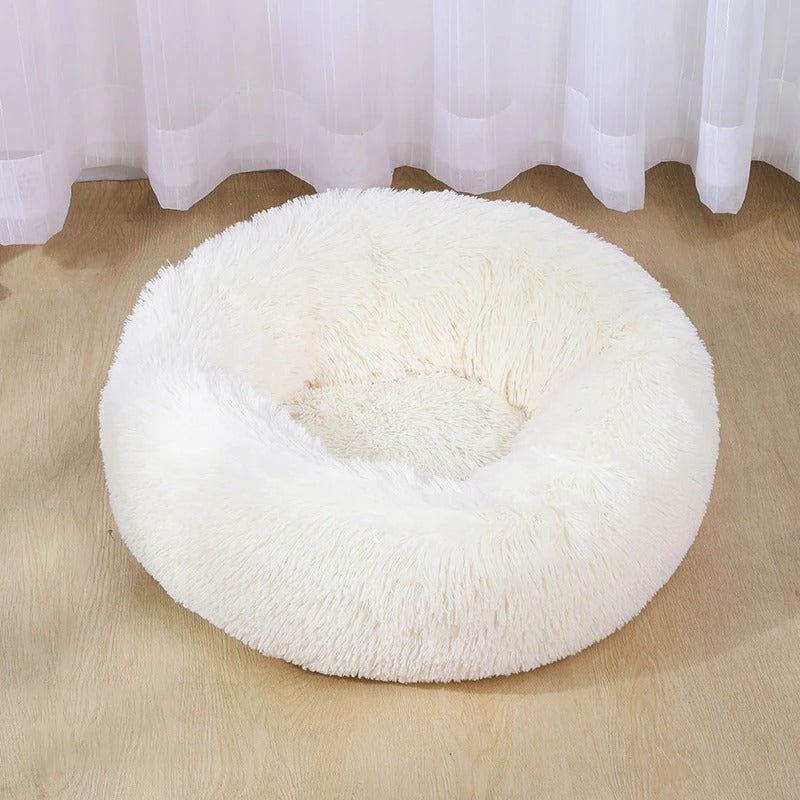 Ultra-Soft Plush Dog Cat Bed – Cozy, Calming & Washable! - Pet house