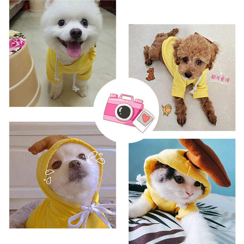 Adorable Fruit-Themed Dog & Cat Hoodie – Soft, Warm & Ultra-Cute! - Pet house