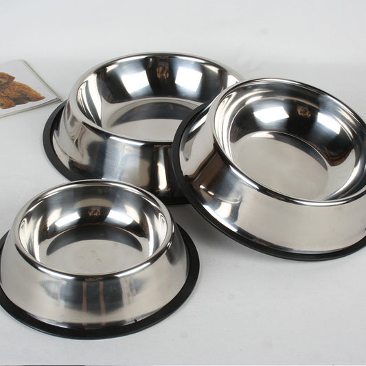 Classic Stainless Steel Pet Bowl – Durable, Hygienic & Non-Slip! - Pet house