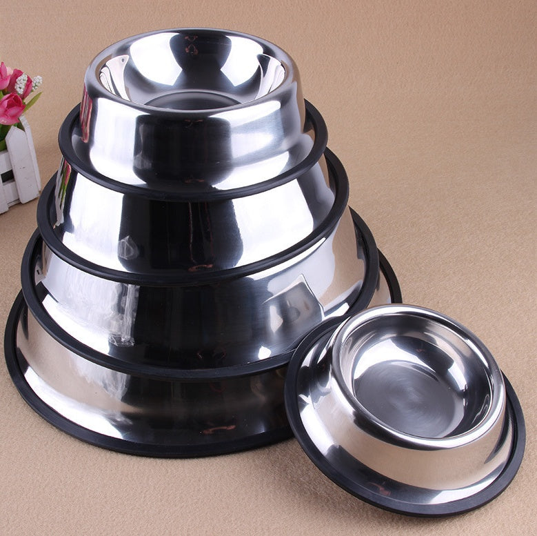 Classic Stainless Steel Pet Bowl – Durable, Hygienic & Non-Slip! - Pet house