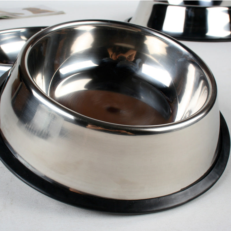 Classic Stainless Steel Pet Bowl – Durable, Hygienic & Non-Slip! - Pet house