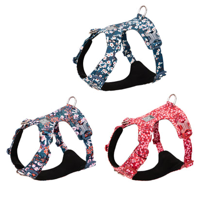 Floral Dog Harness – Stylish, Comfortable & Adjustable! - Pet house