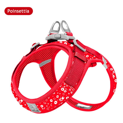 Floral Mesh Dog & Cat Harness – Lightweight, Adjustable & Breathable! - Pet house