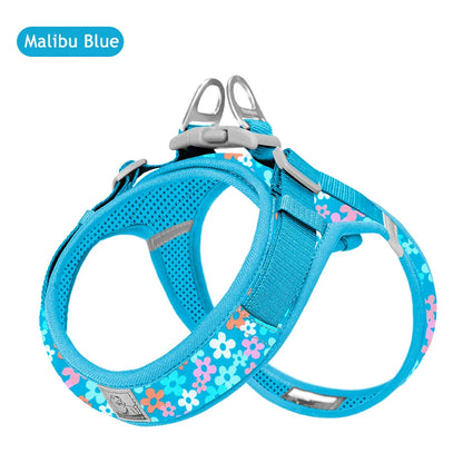 Floral Mesh Dog & Cat Harness – Lightweight, Adjustable & Breathable! - Pet house