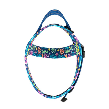 Floral Mesh Padded Dog Harness – Stylish, Breathable & Quick-Fit! - Pet house