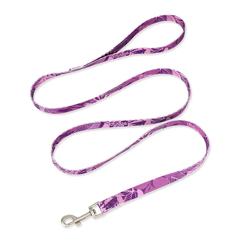 Floral Pet Leash – Trendy, Durable & Stylish! - Pet house