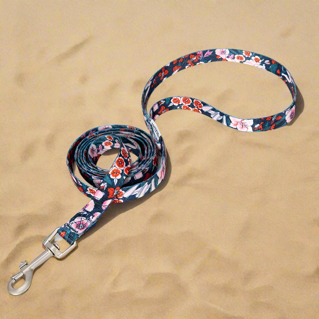 Floral Pet Leash – Trendy, Durable & Stylish! - Pet house