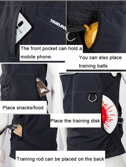 Professional Dog Training Vest – Waterproof, Reflective & Multi-Pocket! - Pet house