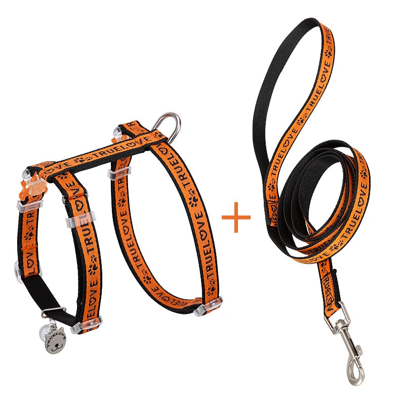 Escape-Proof H-Shape Cat & Puppy Harness with Leash Set – Secure & Comfortable! - Pet house