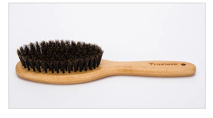 Natural Bamboo Bristle Brush – Gentle Grooming for Dogs & Cats! - Pet house