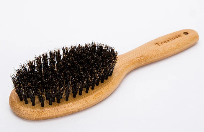 Natural Bamboo Bristle Brush – Gentle Grooming for Dogs & Cats! - Pet house