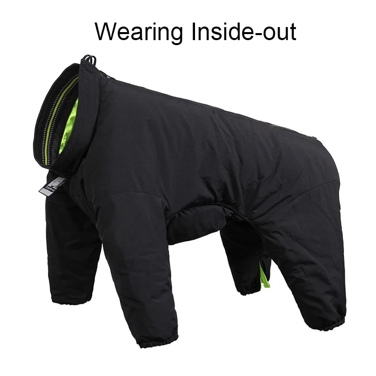 Reversible Winter Dog Coat – Waterproof, Warm & Reflective! - Pet house