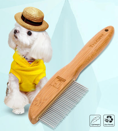 31-Steel Needle Pet Comb – Ergonomic & Knot-Removing Grooming Tool! - Pet house