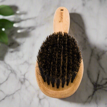 Natural Bamboo Bristle Brush – Gentle Grooming for Dogs & Cats! - Pet house