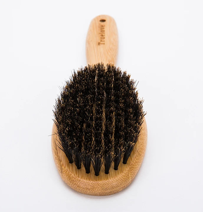 Natural Bamboo Bristle Brush – Gentle Grooming for Dogs & Cats! - Pet house