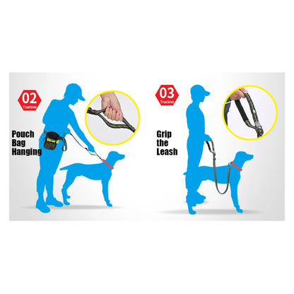 Hands-Free Adjustable Dog Leash – Multifunctional & Durable! - Pet house