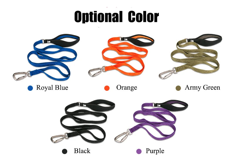 Heavy-Duty Nylon Dog Leash – Secure, Durable & Travel-Ready! - Pet house