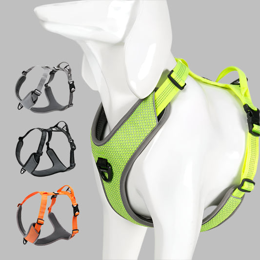 Reflective No-Pull Dog Harness – Adjustable, Secure & Training-Ready! - Pet house