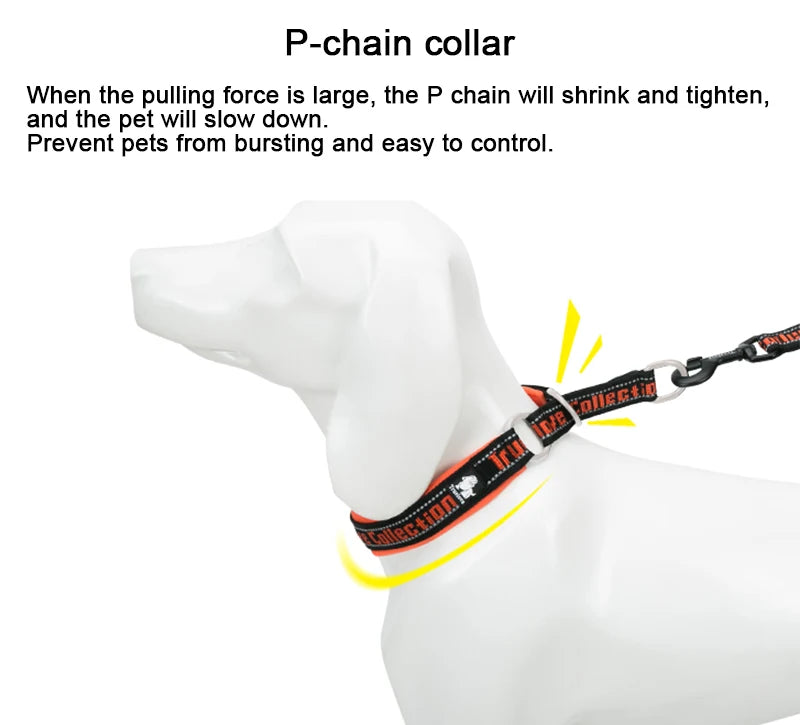 Reflective No-Pull Pet Collar – Adjustable, Padded & Secure! - Pet house