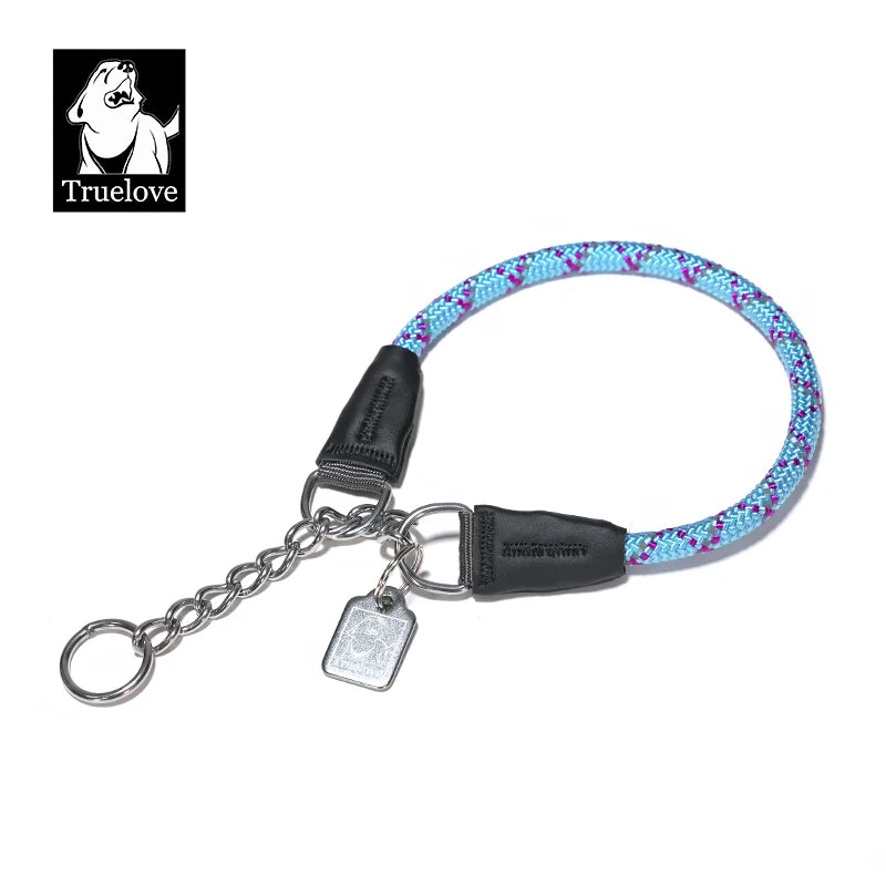 Reflective P-Chain Nylon Dog Collar – Durable, Secure & Pull-Resistant! - Pet house