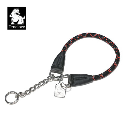 Reflective P-Chain Nylon Dog Collar – Durable, Secure & Pull-Resistant! - Pet house