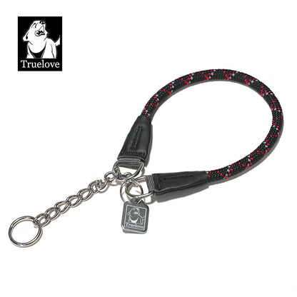 Reflective P-Chain Nylon Dog Collar – Durable, Secure & Pull-Resistant! - Pet house