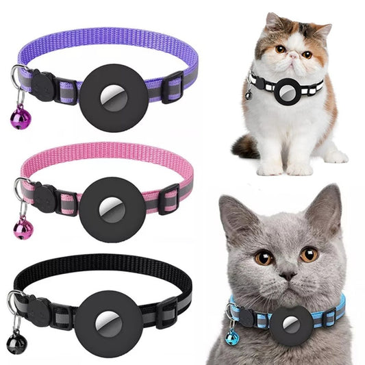 Reflective Waterproof AirTag Collar – Keep Your Pet Safe & Trackable! - Pet house