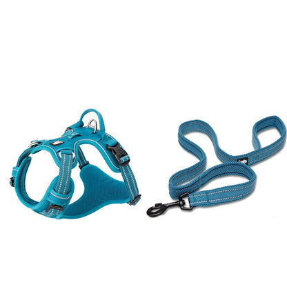 No-Pull Reflective Dog Harness & Leash Set – Adjustable & Secure! - Pet house