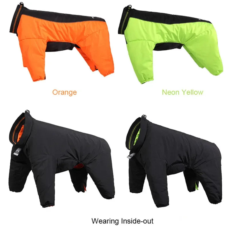 Reversible Winter Dog Coat – Waterproof, Warm & Reflective! - Pet house