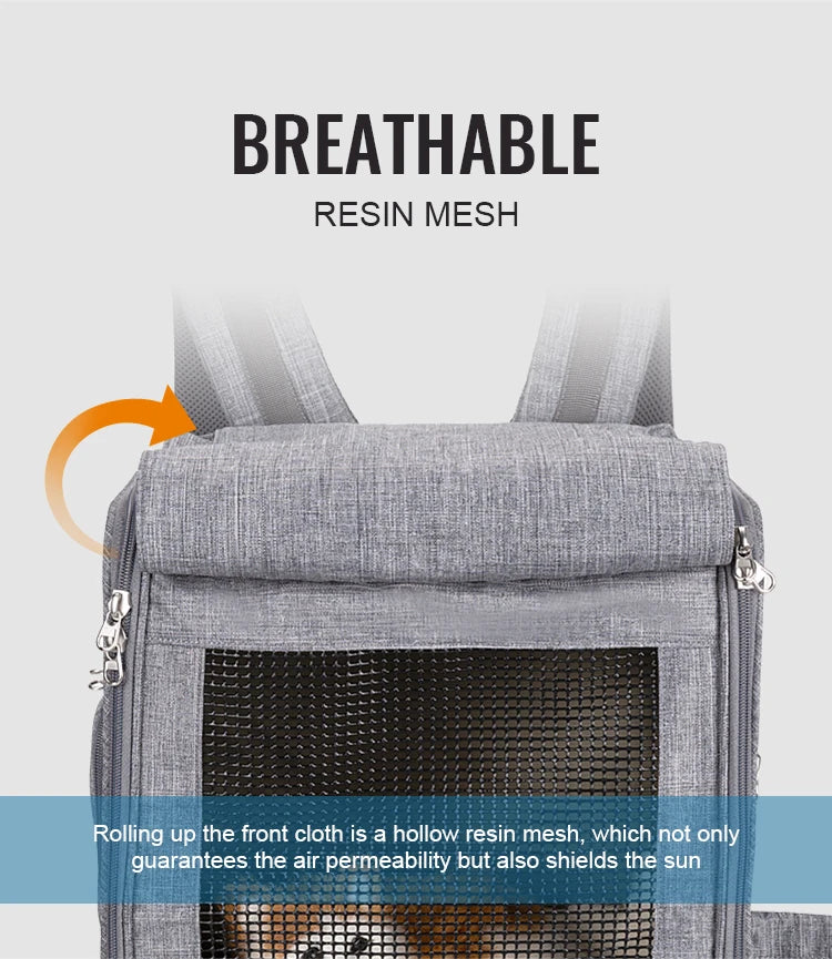 Breathable Pet Travel Carrier – Lightweight, Secure & Travel-Ready! - Pet house