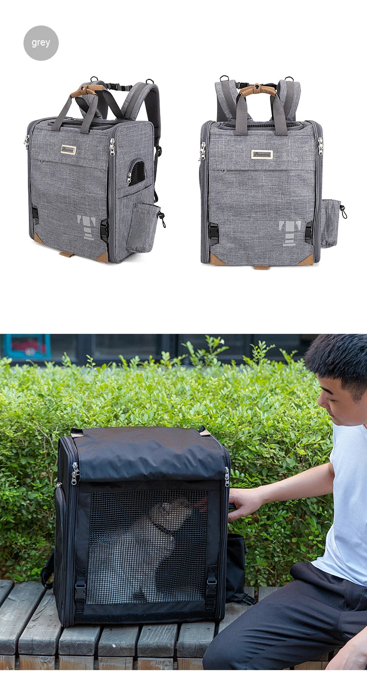 Breathable Pet Travel Carrier – Lightweight, Secure & Travel-Ready! - Pet house