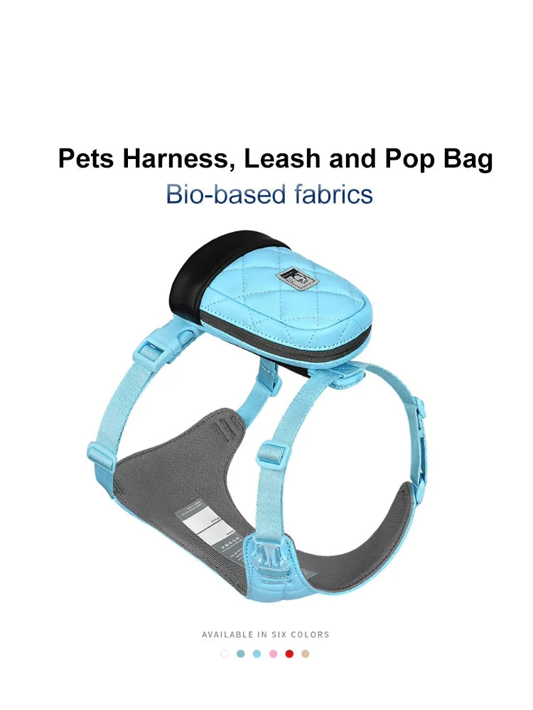 Eco-Friendly All-in-One Pet Harness Set – Sustainable & Comfortable! - Pet house