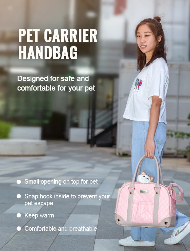 Truelove Fashion Pet Carrier Handbag Out of Portable Bag Space Cabin Hug Cat Dog Artifacts Out Bag Backpack Pet Box Cage TLX6971 - Pet house