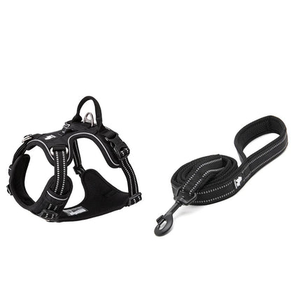 No-Pull Reflective Dog Harness & Leash Set – Adjustable & Secure! - Pet house