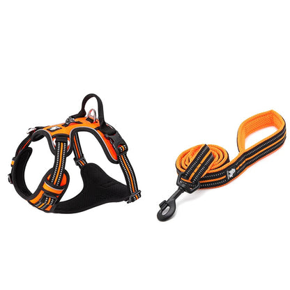 No-Pull Reflective Dog Harness & Leash Set – Adjustable & Secure! - Pet house