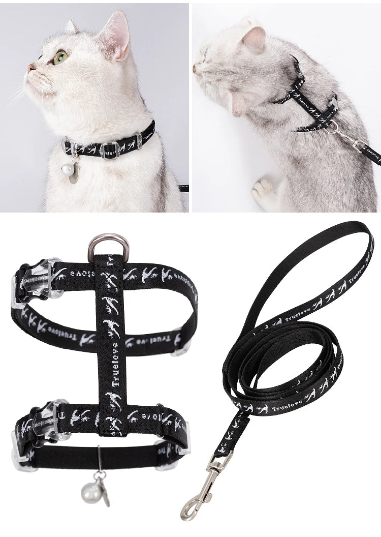 Escape-Proof H-Shape Cat & Puppy Harness with Leash Set – Secure & Comfortable! - Pet house