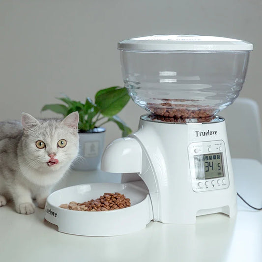 Automatic Pet Food Dispenser – Timed Feeding & Freshness Preservation! - Pet house