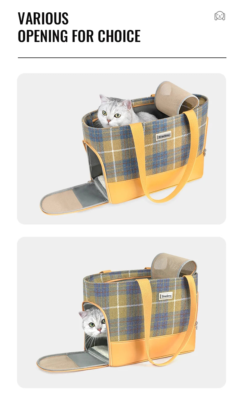 Wool Fabric Pet Travel Bag – Stylish, Comfortable & Secure! - Pet house