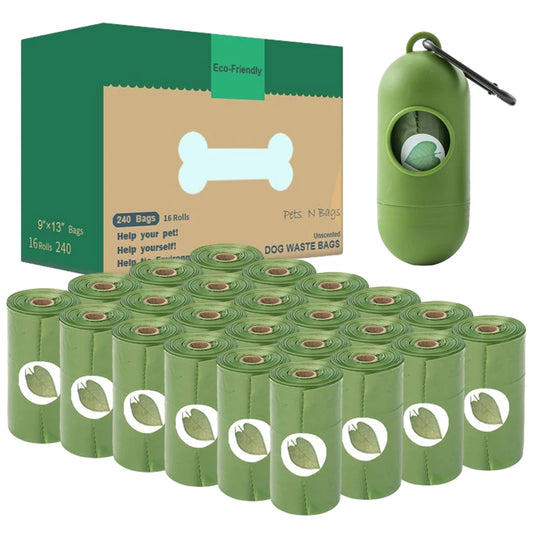 Biodegradable Dog Poop Bags with Dispenser – Extra Thick & Eco-Friendly! - Pet house