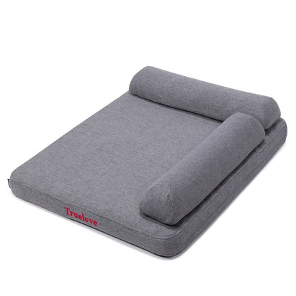 Memory Foam Pet Bed with Pillow – Ultra-Soft, Durable & Washable! - Pet house