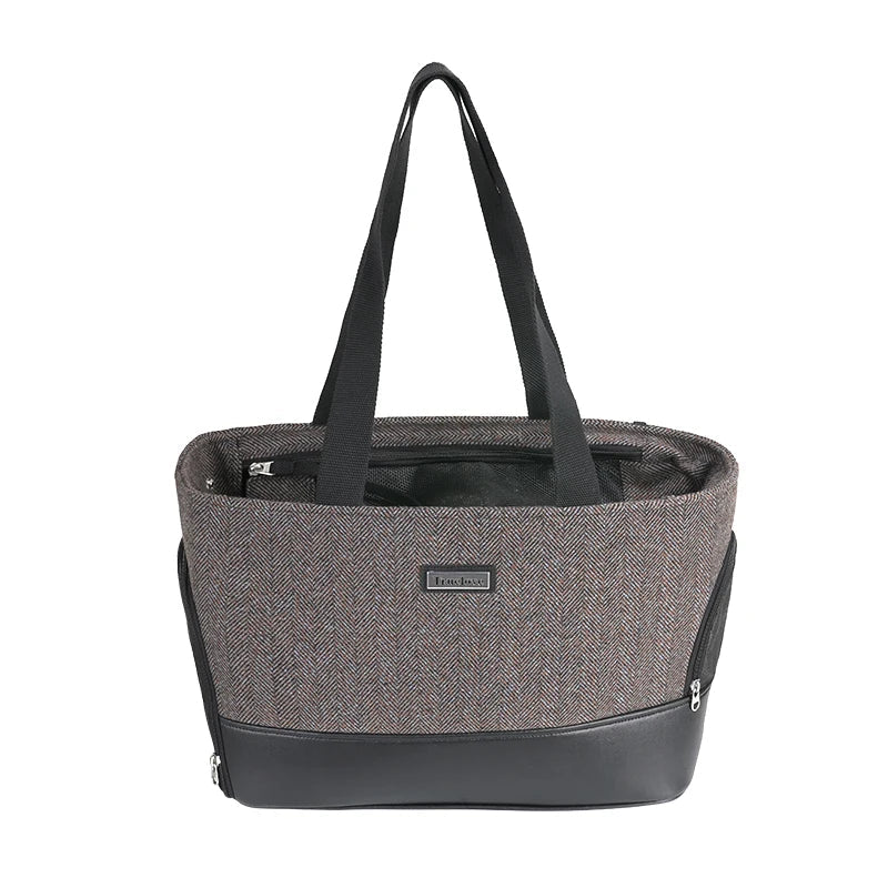 Wool Fabric Pet Travel Bag – Stylish, Comfortable & Secure! - Pet house