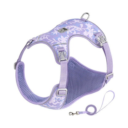 Ultra-Lightweight Breathable Pet Harness & Leash Set – Reflective & Secure! - Pet house